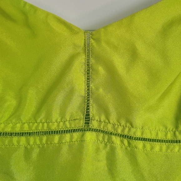 DRIES VAN NOTEN Silk Camisole, Size 8, Neon Green, NWT - Picture 7 of 16